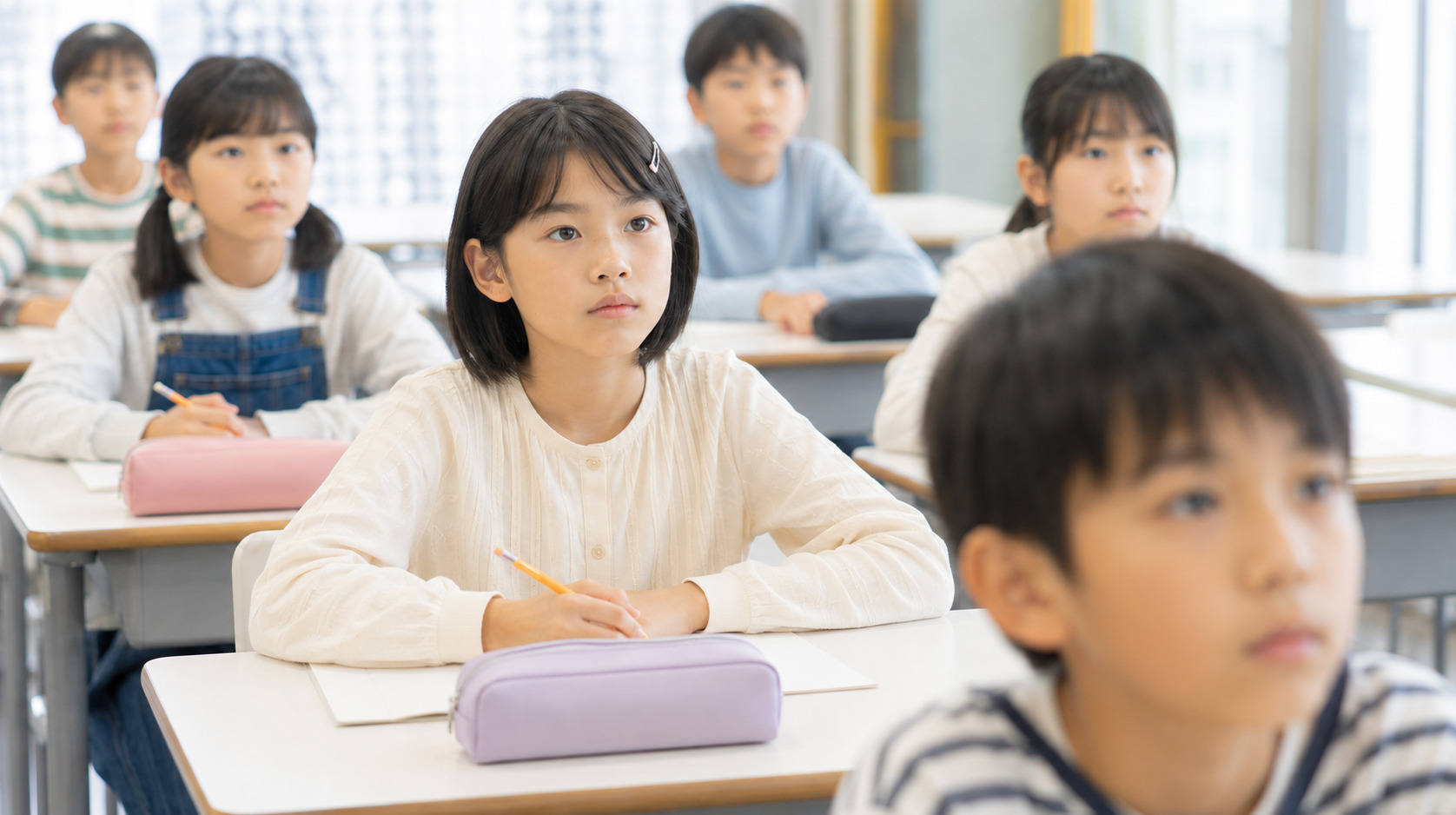 留学に向けて勉強する生徒たち